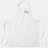 Tablier Monogramme et nom personnalisés (Recto)