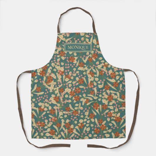 Tablier Monogramme floral (Recto)