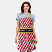 Tablier Monogramme Funny Attrayant oeil attrayant bonbon (Porté)