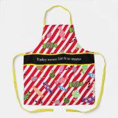 Tablier Monogramme Funny Attrayant oeil attrayant bonbon (Recto)