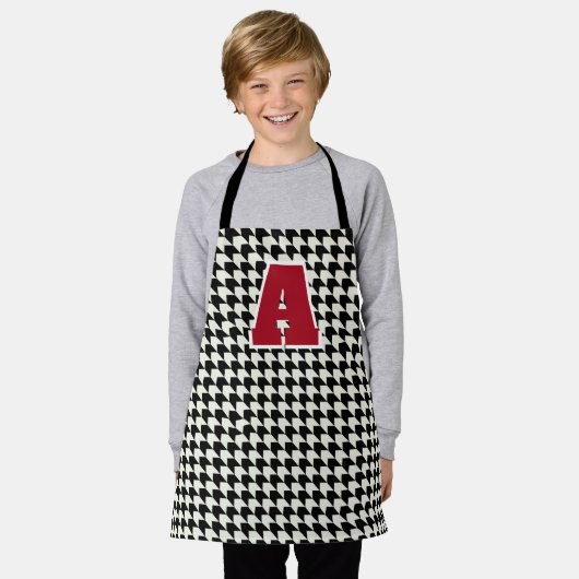 Tablier monogramme Houndstooth (Porté)