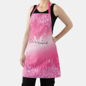 Tablier Monogramme Metallic Hot Rose Driving Nom de Partie (Insitu)