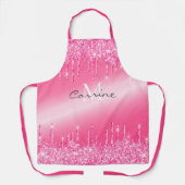 Tablier Monogramme Metallic Hot Rose Driving Nom de Partie (Recto)