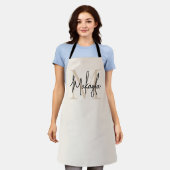 Tablier Monogramme Moderne (Porté)