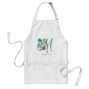 Tablier Monogramme Paradis tropical Nom Margaret