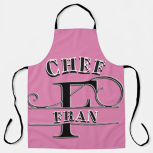 Tablier Monogramme personnalisé (F)