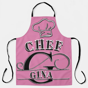 Tablier Monogramme personnalisé (G)