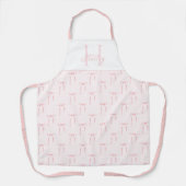 Tablier Monogramme Pink Bow (Recto)