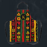 Tablier Monogramme rouge vert jaune noir Mois de l'histoir<br><div class="desc">Le Monogram Red Green Yellow Black History Moth Apron est un ajout élégant et significatif à votre cuisine ou à votre tenue d'événement. Doté de couleurs vives et audacieuses représentant le Mois de l'histoire noire (rouge, vert, jaune et noir), cet espace célèbre avec fierté le patrimoine et la culture. Le...</div>