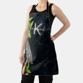 Tablier Monogramme rustique légumes herbes (Insitu)