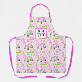 Tablier Monogramme Swing Pink Golfeuse Sensibilisation au  (Recto)
