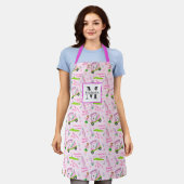 Tablier Monogramme Swing Pink Golfeuse Sensibilisation au  (Porté)