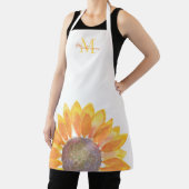 Tablier Monogramme Tournesol (Insitu)