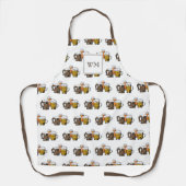 Tablier Monogramme | TROIS BOISSONS DE BIÈRES Dessin (Recto)