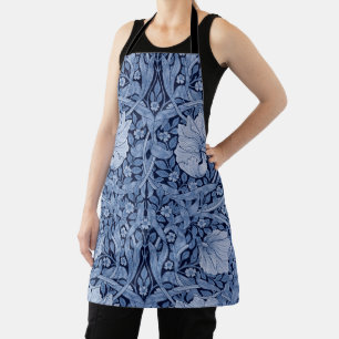 Tablier Monotone bleu Pimpernel, William Morris