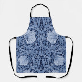 Tablier Monotone bleu Pimpernel, William Morris (Recto)