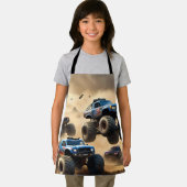 Tablier Monster Trucks Courant Dans Le Désert, (Insitu)