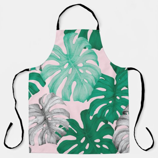 Tablier Monstère Tropicale Minimale Duo Tone (Recto)