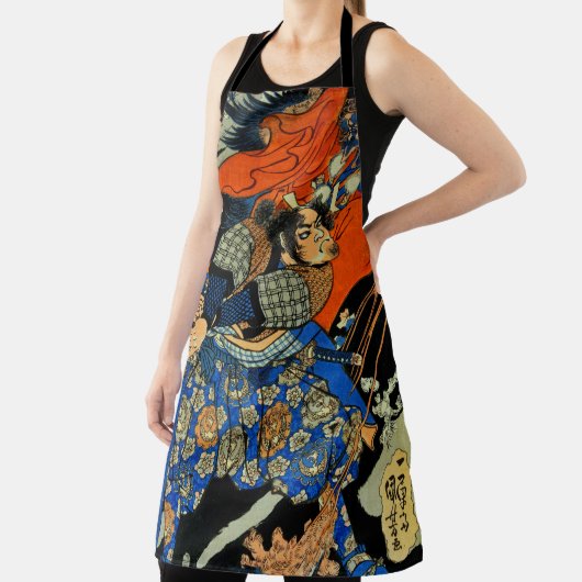 TABLIER MONSTRE DE COMBAT SAMURAI (Insitu)