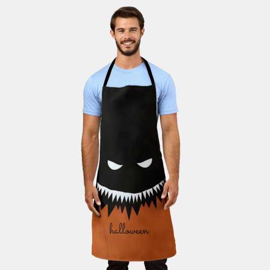 Tablier Monstre d'Halloween (Porté)