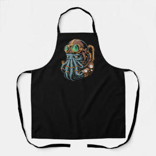 Tablier monstre Steampunk Cthulhu