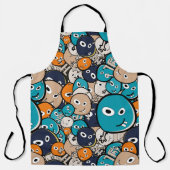 Tablier Monstres amusants (Recto)