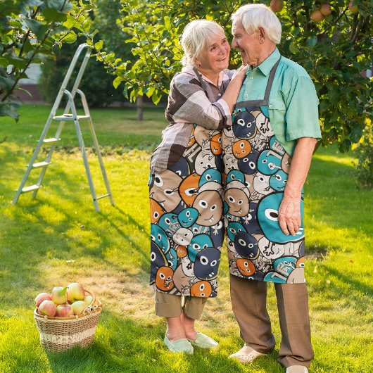 Tablier Monstres amusants