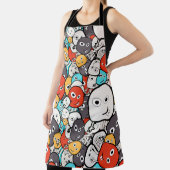 Tablier Monstres de dessin coloré (Insitu)