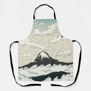 Tablier Mont Fuji Japon bloc d'art.