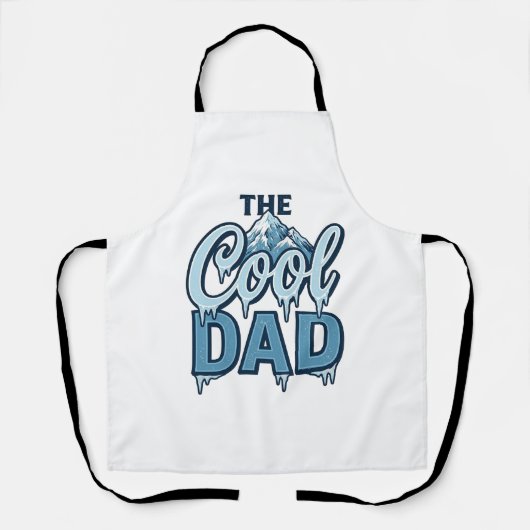 Tablier Montagne Cool Dad Graphisme Vintage_1 (Recto)
