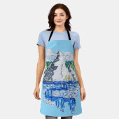 Tablier Montagne fraîche (Porté)