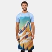 Tablier Montagnes majestueuses (Porté)