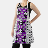 Tablier Montagnes sacrées en pourpre (Insitu)