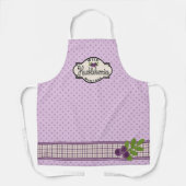 Tablier Montana Huckleberry Polka-dot Apron (Recto)
