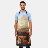 Tablier Montebello, Virginia Apple Butter personnalisable (Porté)