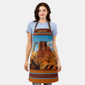 Tablier Monument Valley Desert Southwest Imprimer Apron (Porté)