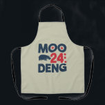 Tablier Moo Deng 2024 Moo Deng Moo Deng Cute Baby Hippo<br><div class="desc">Moo Deng 2024 Moo Deng Moo Deng Cute Baby Hippo</div>