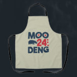Tablier Moo Deng 2024 Moo Deng Moo Deng Cute Baby Hippo<br><div class="desc">Moo Deng 2024 Moo Deng Moo Deng Cute Baby Hippo</div>