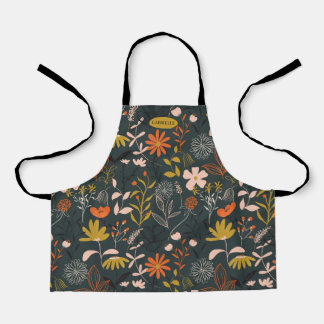 Tablier Moody Florals Personnalisé