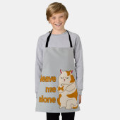 Tablier Moody Grosse cat me laisse tranquille (Porté)