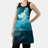 Tablier Moody Ocean Waves Under Stormy Sky – Abstract Seas (Insitu)