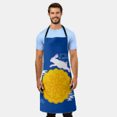 Tablier Mooncake Jumping Moon Moon Moon Rabbit (Porté)