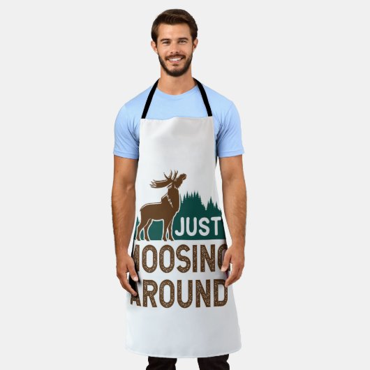 Tablier Moose Se Moque Juste Autour (Porté)