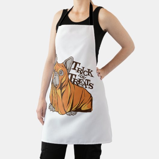Tablier Mops d'Halloween (Insitu)