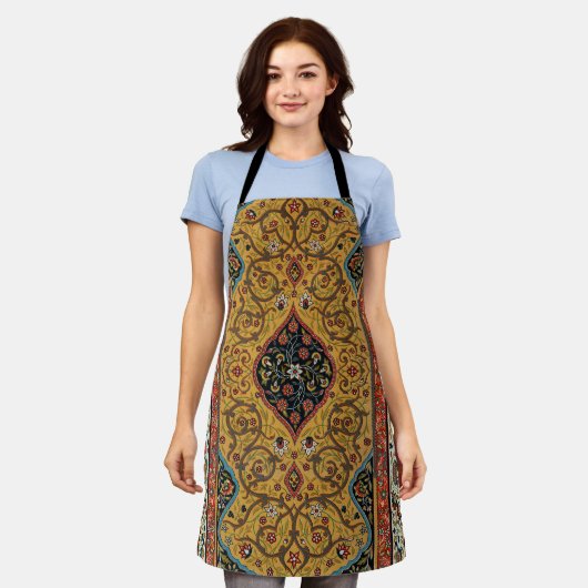 Tablier Moquette Perse antique Design élégant (Porté)