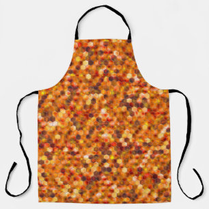Tablier Mosaïque d'hexagones sur les taches dans les tons