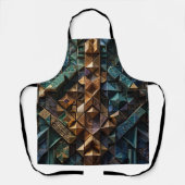 Tablier Mosaïque verticale 3D extrême (Recto)