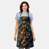 Tablier Mosaïque verticale 3D extrême (Porté)