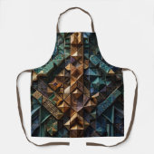Tablier Mosaïque verticale 3D extrême (Recto)