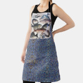 TABLIER MOSAÏQUES ROMAINES ANTIQUE, PÊCHES, ESPACE DE VIE  (Insitu)